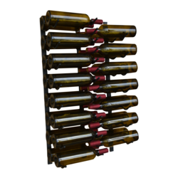 Wall Vine Rack 2x15 Magnum/Champagne