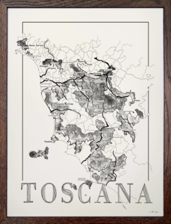 Brushery Toscana 30*40 inkl. valgfri ramme