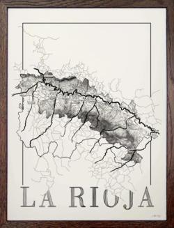 Brushery La Rioja 30*40 inkl. valgfri ramme