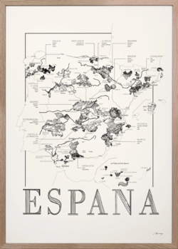 Brushery Espana 30*40 inkl. valgfri ramme