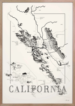 Brushery California 30*40 inkl. valgfri ramme