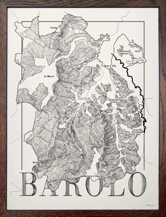 Brushery Barolo 30*40 inkl. valgfri ramme