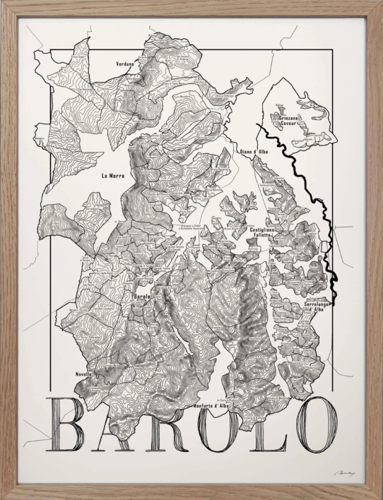 Brushery Barolo 30*40 inkl. valgfri ramme