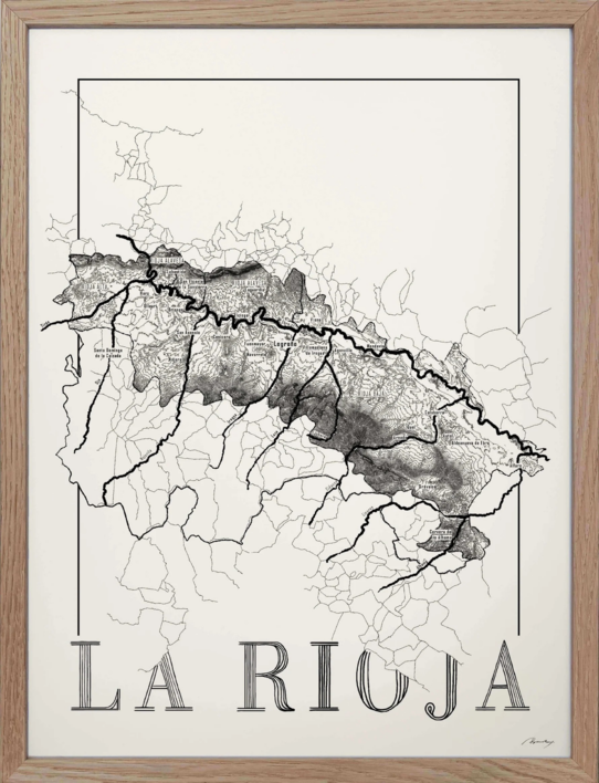 Brushery La Rioja 30*40 inkl. valgfri ramme