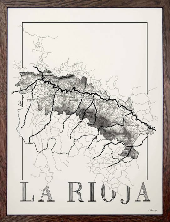 Brushery La Rioja 30*40 inkl. valgfri ramme