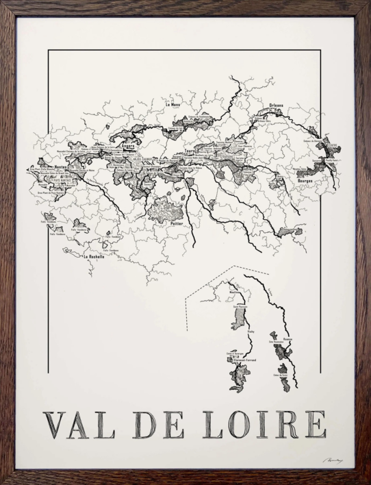 Brushery Val de Loire 30*40 inkl. valgfri ramme