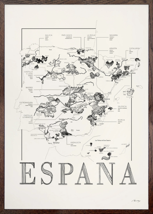 Brushery Espana 30*40 inkl. valgfri ramme