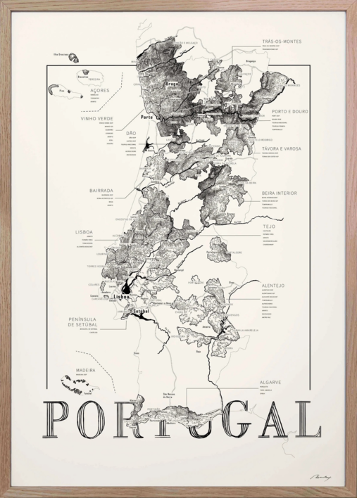 Brushery Portugal 30*40 inkl. valgfri ramme