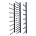 Wall Vine Rack 3x15 Magnum/Champagne