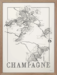 Brushery Champagne 30*40 inkl. valgfri ramme