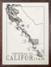 Brushery Central Coast California 30*40 inkl. valgfri ramme